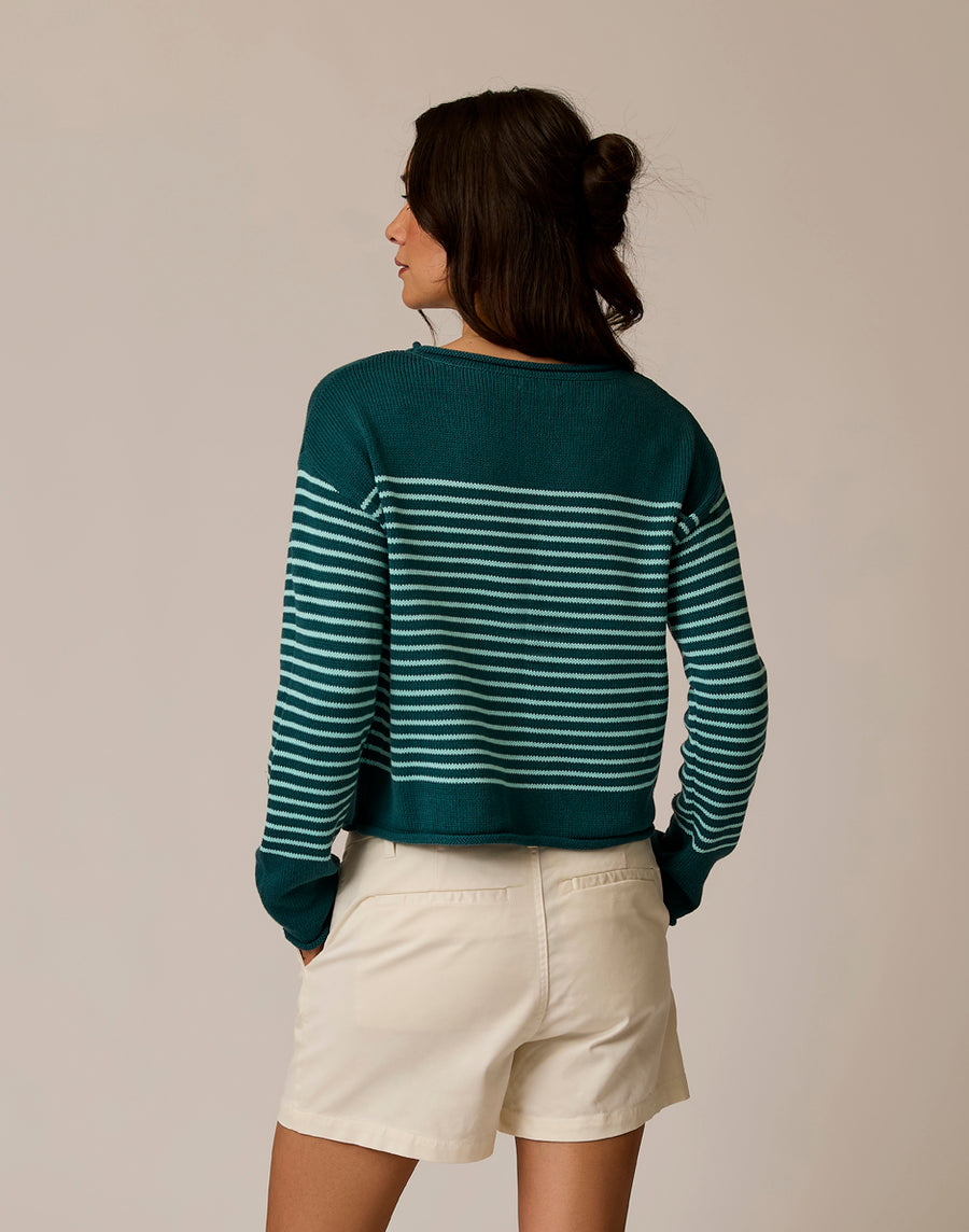 RUE NIGHTDIVE STRIPE SWEATER