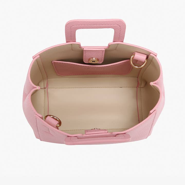 PINK JANIE MINI SATCHEL CROSSBODY BAG