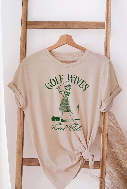 GOLF WIVES SOCIAL CLUB GRAPHIC T-SHIRT