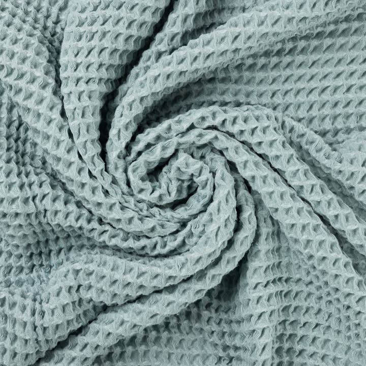 FOG BLUE WAFFLE BABY BLANKET
