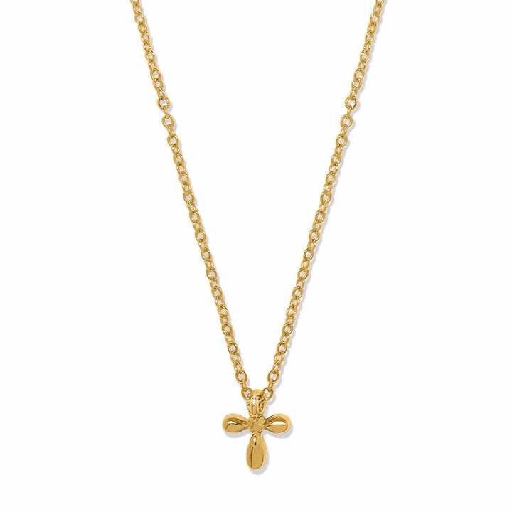 ENCHANTING CROSS GOLD NECKLACE