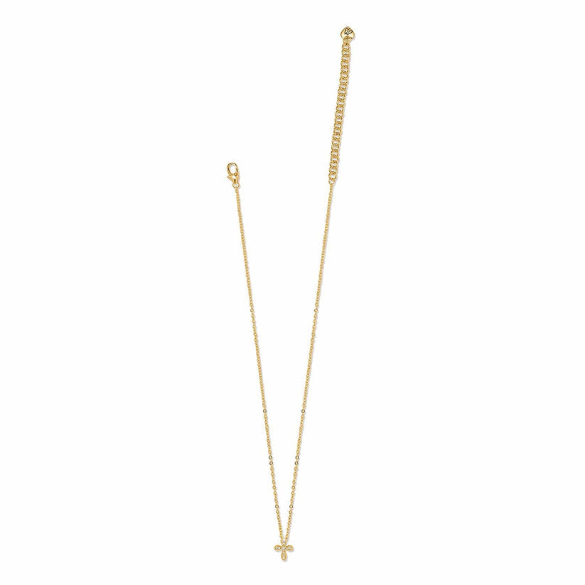 ENCHANTING CROSS GOLD NECKLACE
