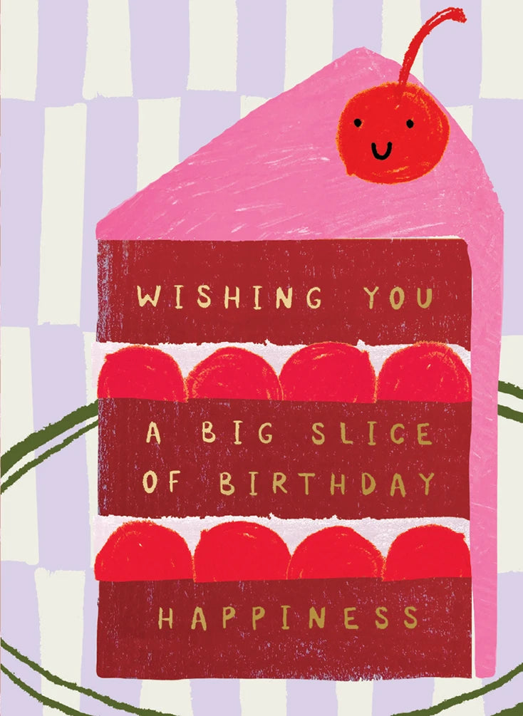 CHERRY SLICE BIRTHDAY CARD
