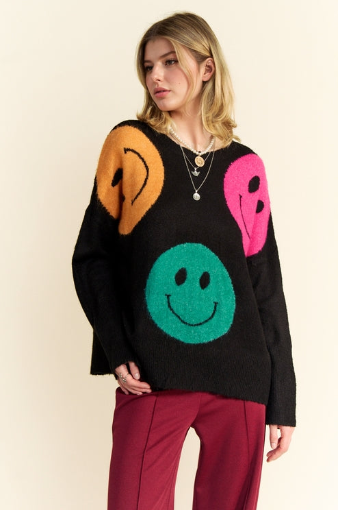 HAPPY RELAXED FIT SWEATER