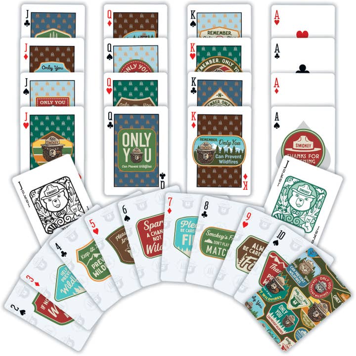 SMOKEY BEAR PLAYING CARDS
