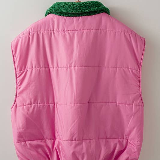 IN MY PINK ERA QUILTED VEST
