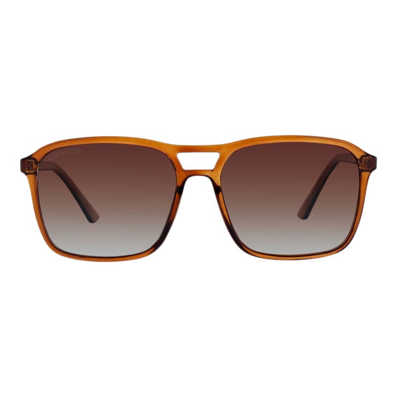 HARBOR CARAMEL POLARIZED SUNGLASSES
