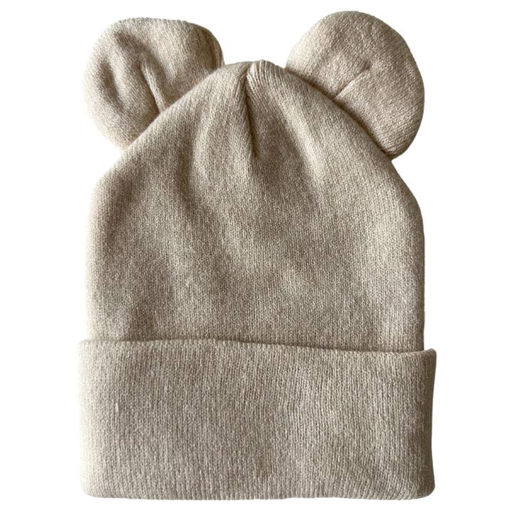 SAND BEAR INFANT HAT