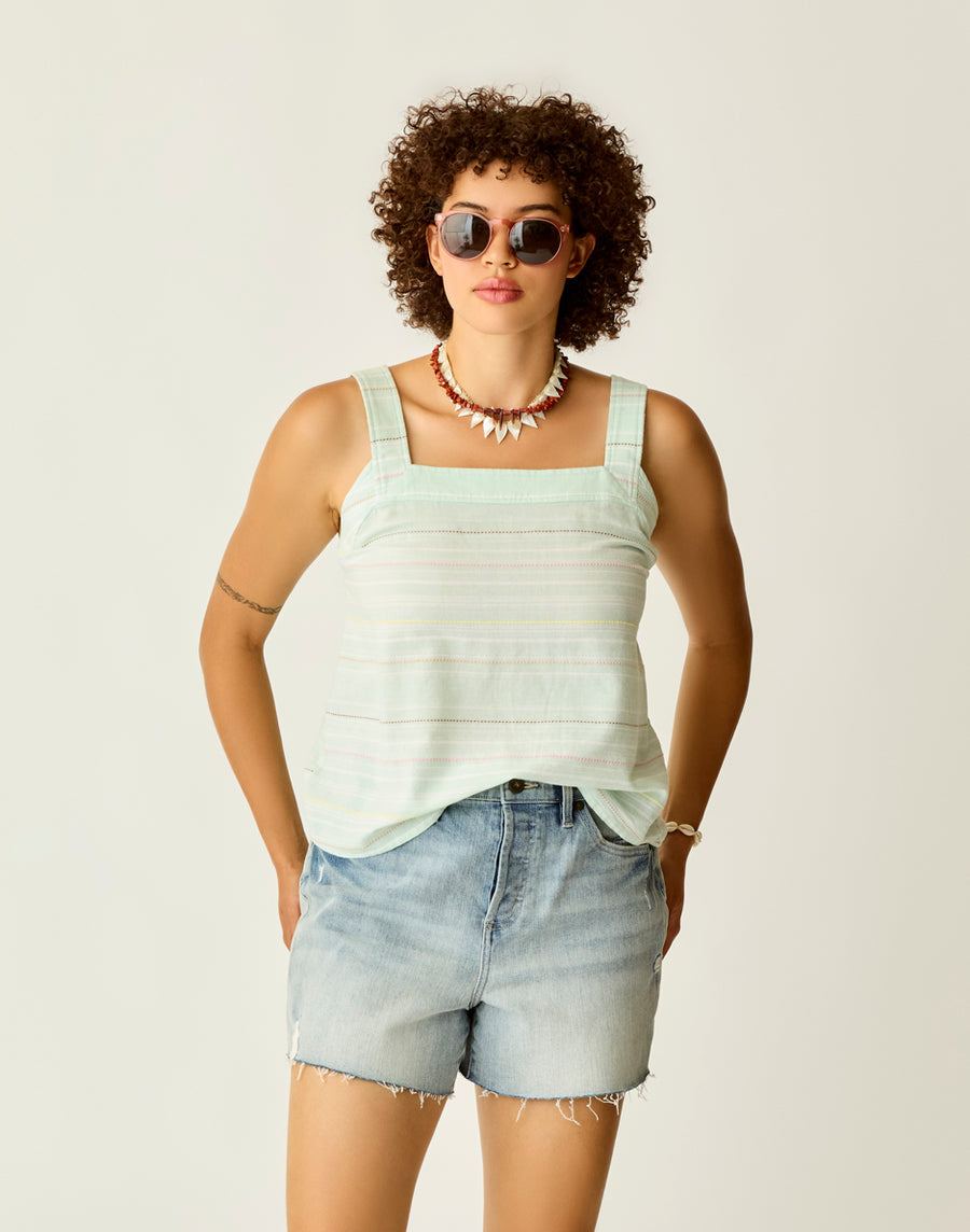 LIV SURF SPRAY TEXTURE STITCHED TOP