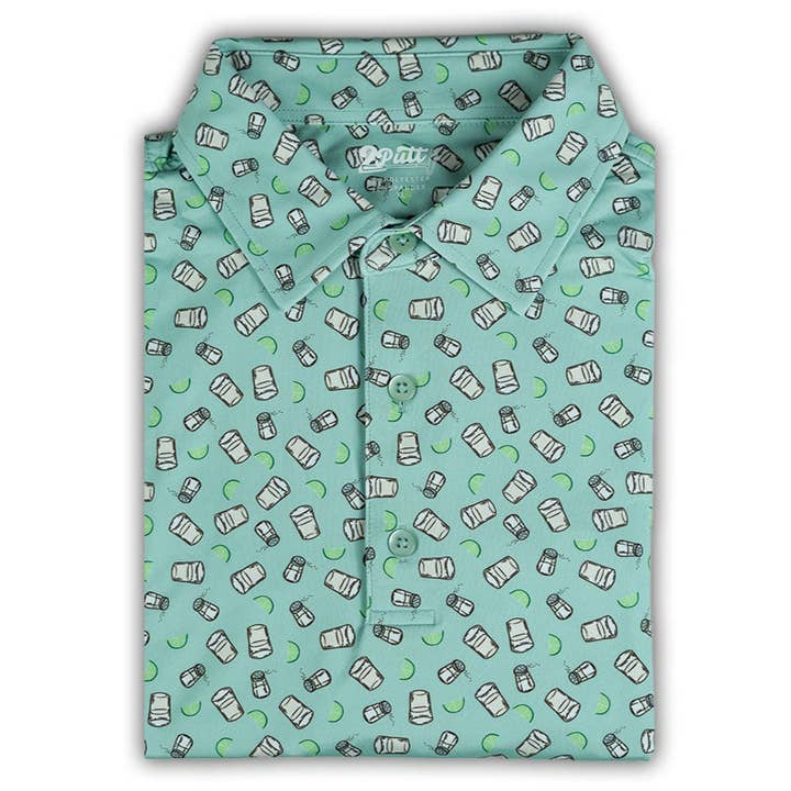 MEN'S TEQUILA SHOTS POLO SHIRT
