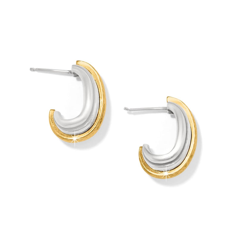 FERRARA DECO SMALL HOOP EARRINGS
