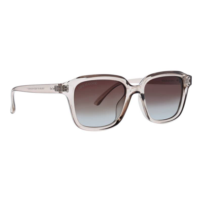 PLUMAS TAUPE POLARIZED SUNGLASSES
