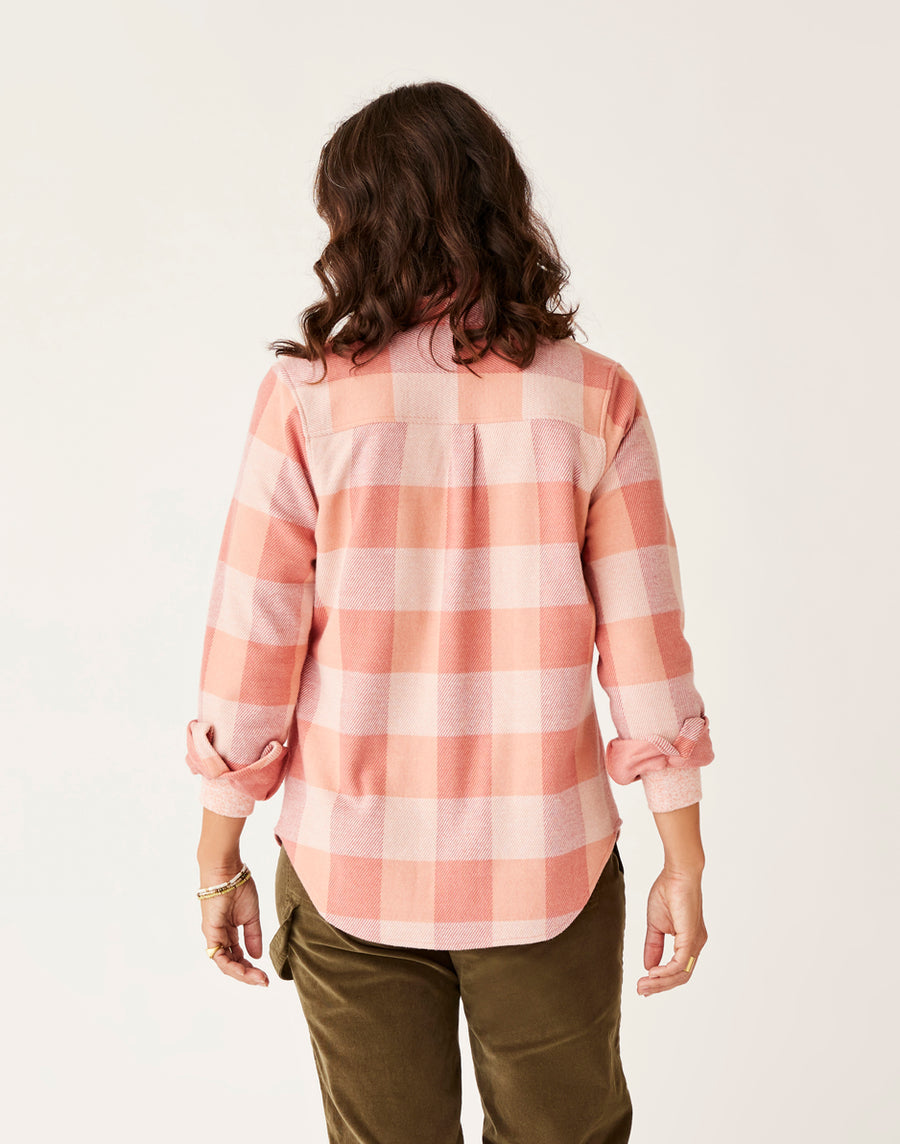 FAIRBANKS LIGHT HENNA CHECK SUPER SOFT SHIRT