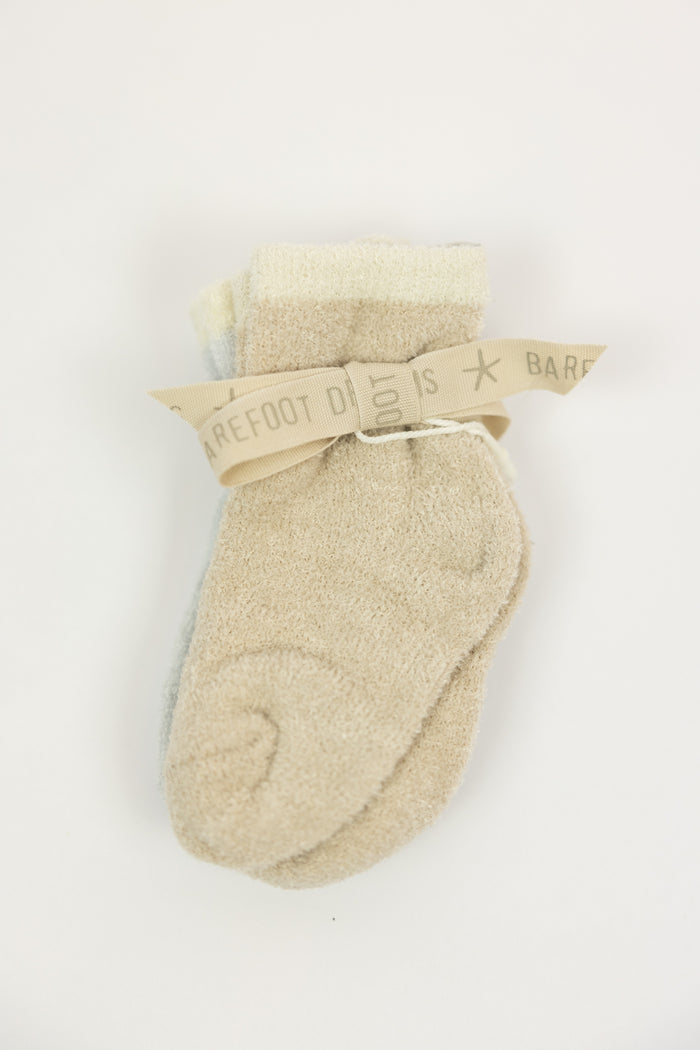 STONE BLUE BABY BEE SOCK SET
