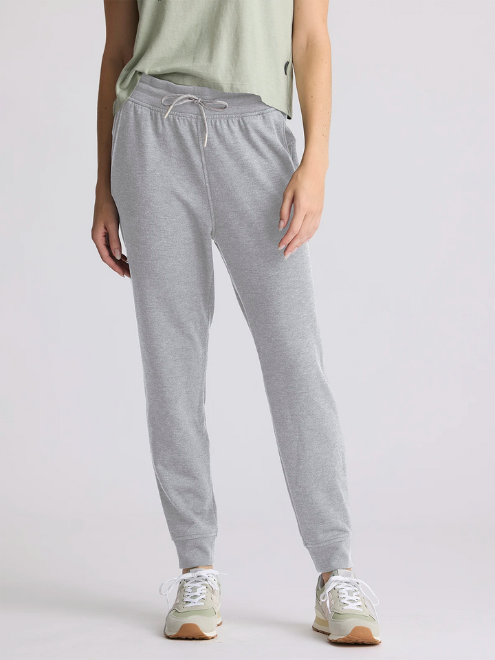 LIGHT HEATHER GREY BAMBOO LIGHTWEIGHT FLEECE JOGGER