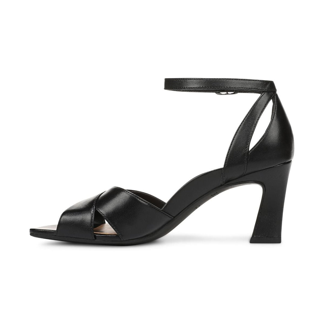 CHARMAINE BLACK HEELED SANDAL