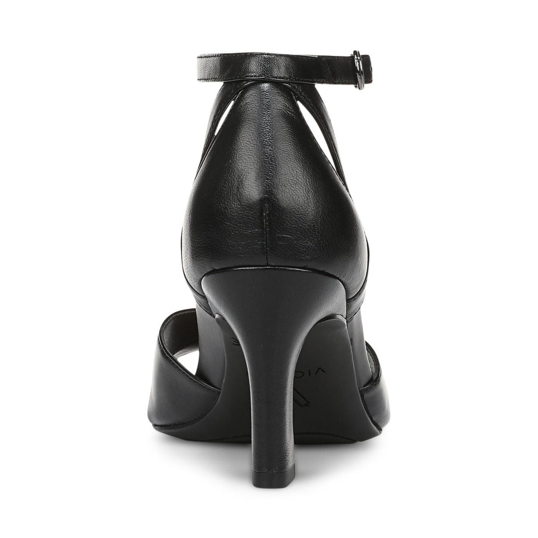 CHARMAINE BLACK HEELED SANDAL