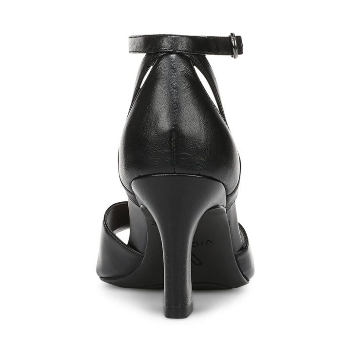 CHARMAINE BLACK HEELED SANDAL