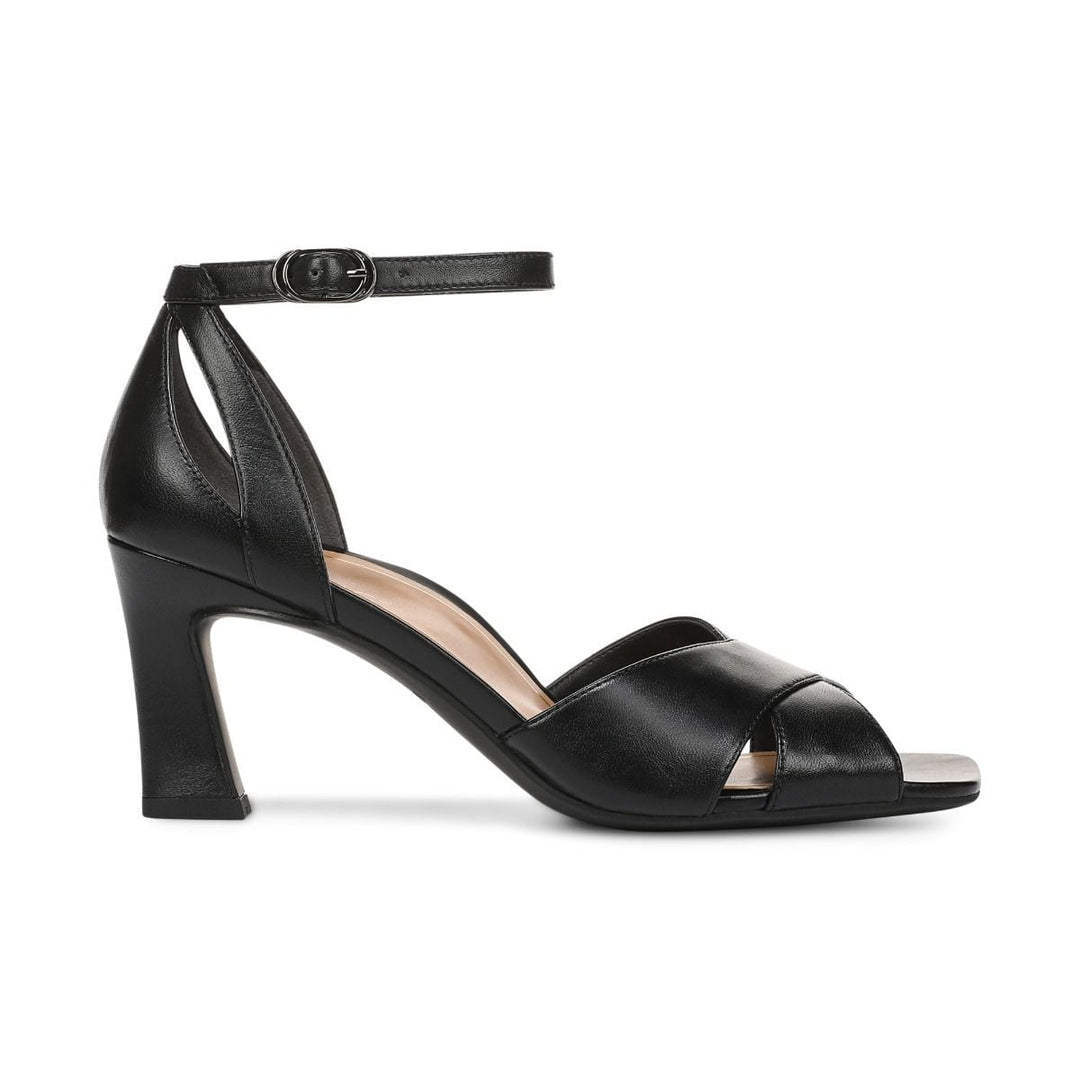 CHARMAINE BLACK HEELED SANDAL
