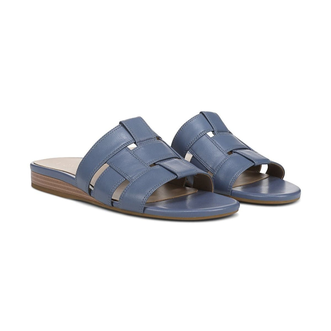 GLENDORA PACIFIC BLUE SLIDE SANDALS