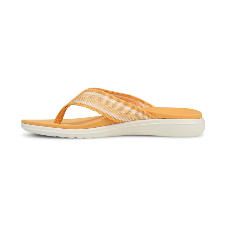 INDIGO BEACH AMBER YELLOW TOE POST SANDAL