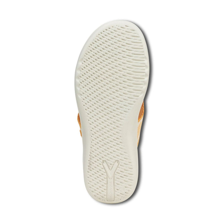 INDIGO BEACH AMBER YELLOW TOE POST SANDAL