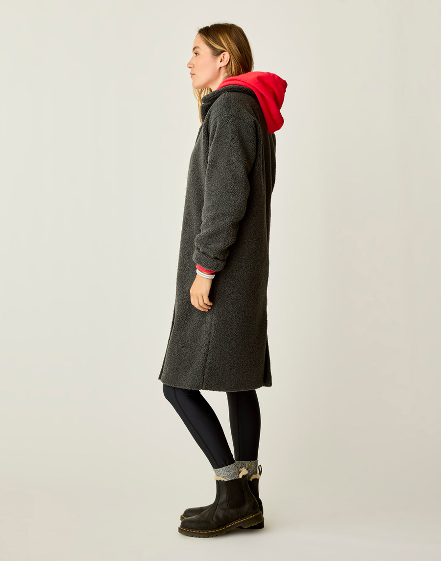 SUTTON WASHED BLACK BOUCLE JACKET
