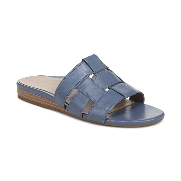 GLENDORA PACIFIC BLUE SLIDE SANDALS