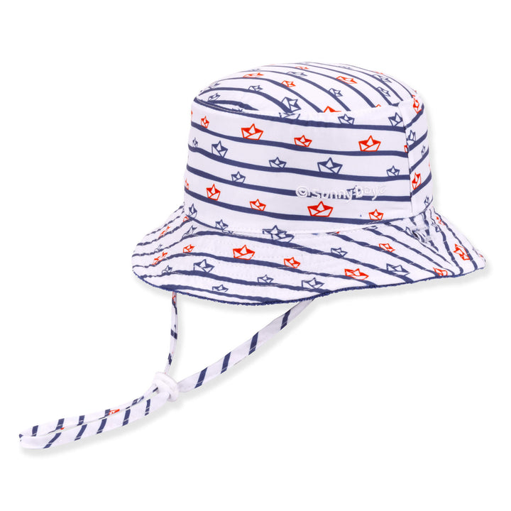 SAILBOATS REVERSIBLE BUCKET HAT
