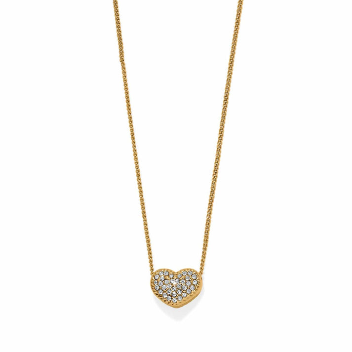 ILLUMINA GOLD CELESTE HEART PETITE NECKLACE
