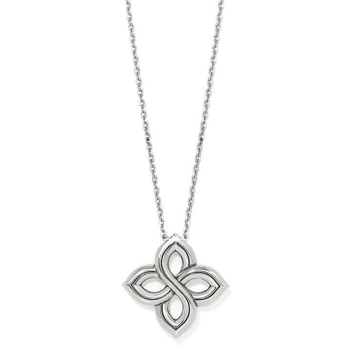 INTERLOK FLORAL KNOT NECKLACE
