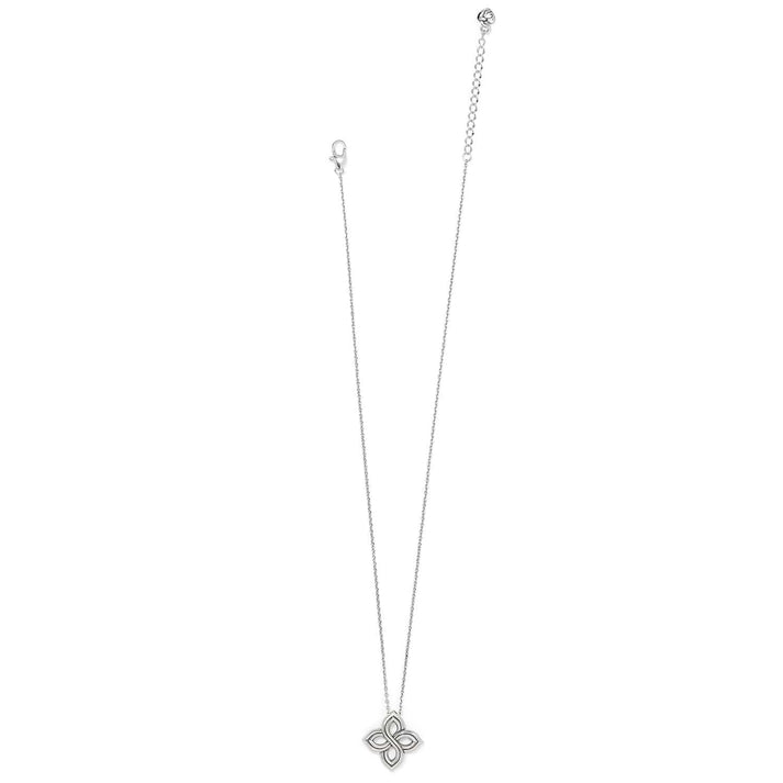 INTERLOK FLORAL KNOT NECKLACE