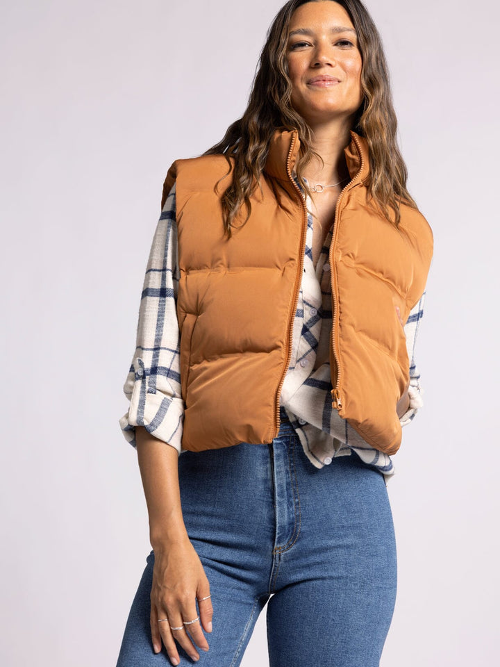 ISSEY COGNAC VEST