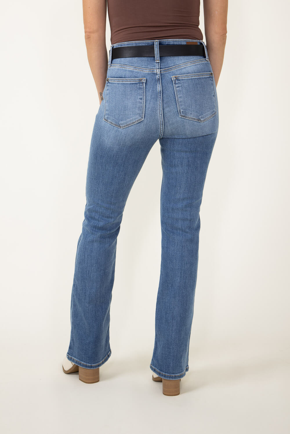 OLIVIA HIGH WAIST BOOTCUT JEANS
