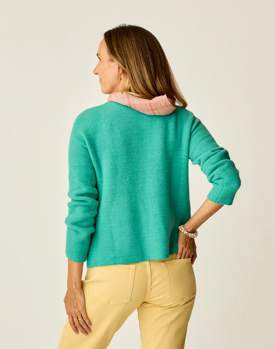 JADE HEATHER OLIVIA PLUSH SWEATER