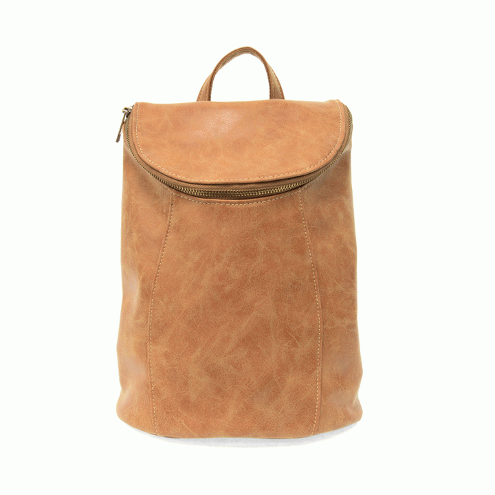 WALNUT ALYSSA DISTRESSED BACKPACK