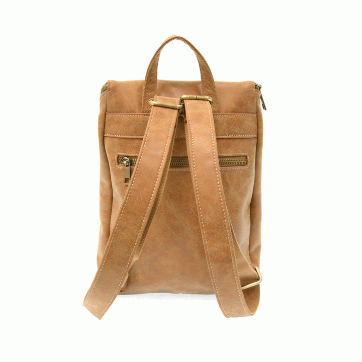WALNUT ALYSSA DISTRESSED BACKPACK