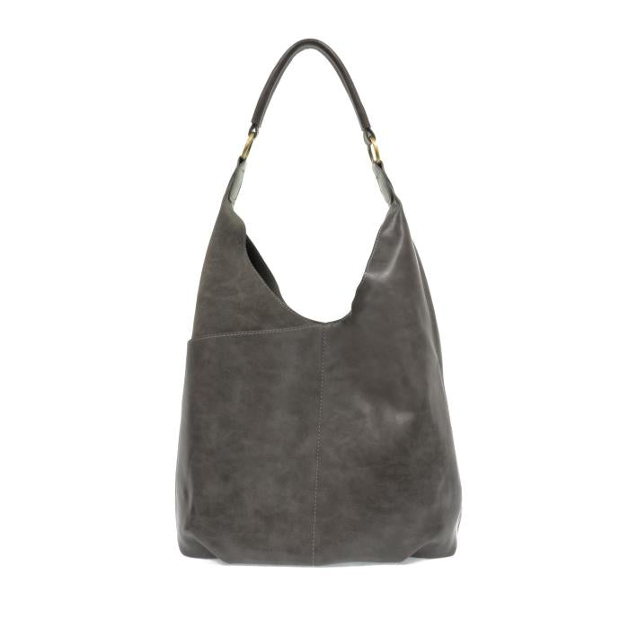 GREY DANI VINTAGE HOBO BAG