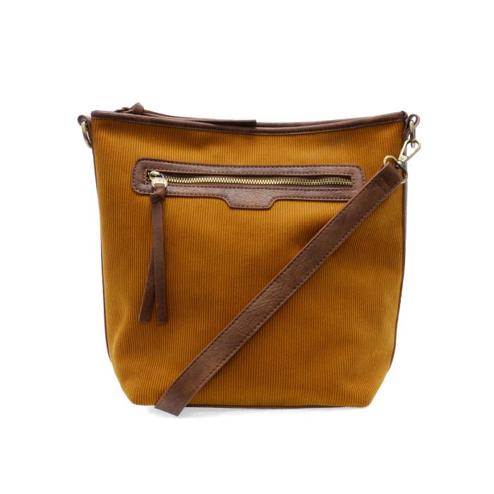 DIJON CORDUROY SILAS CROSSBODY BUCKET BAG
