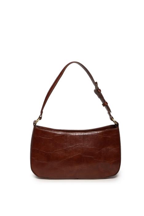 ERIN PECAN CROCK SHOULDER BAG