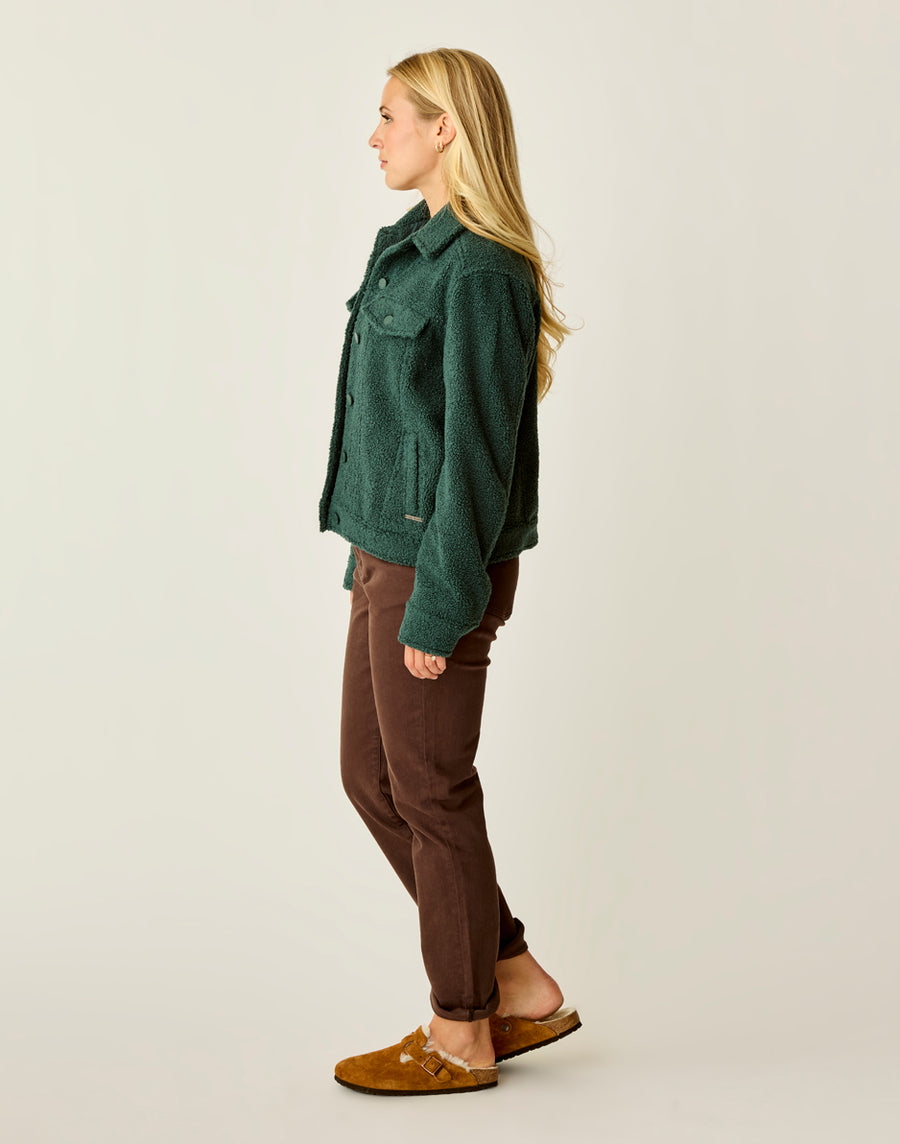 PINE RHEA BOUCLE TRUCKER JACKET
