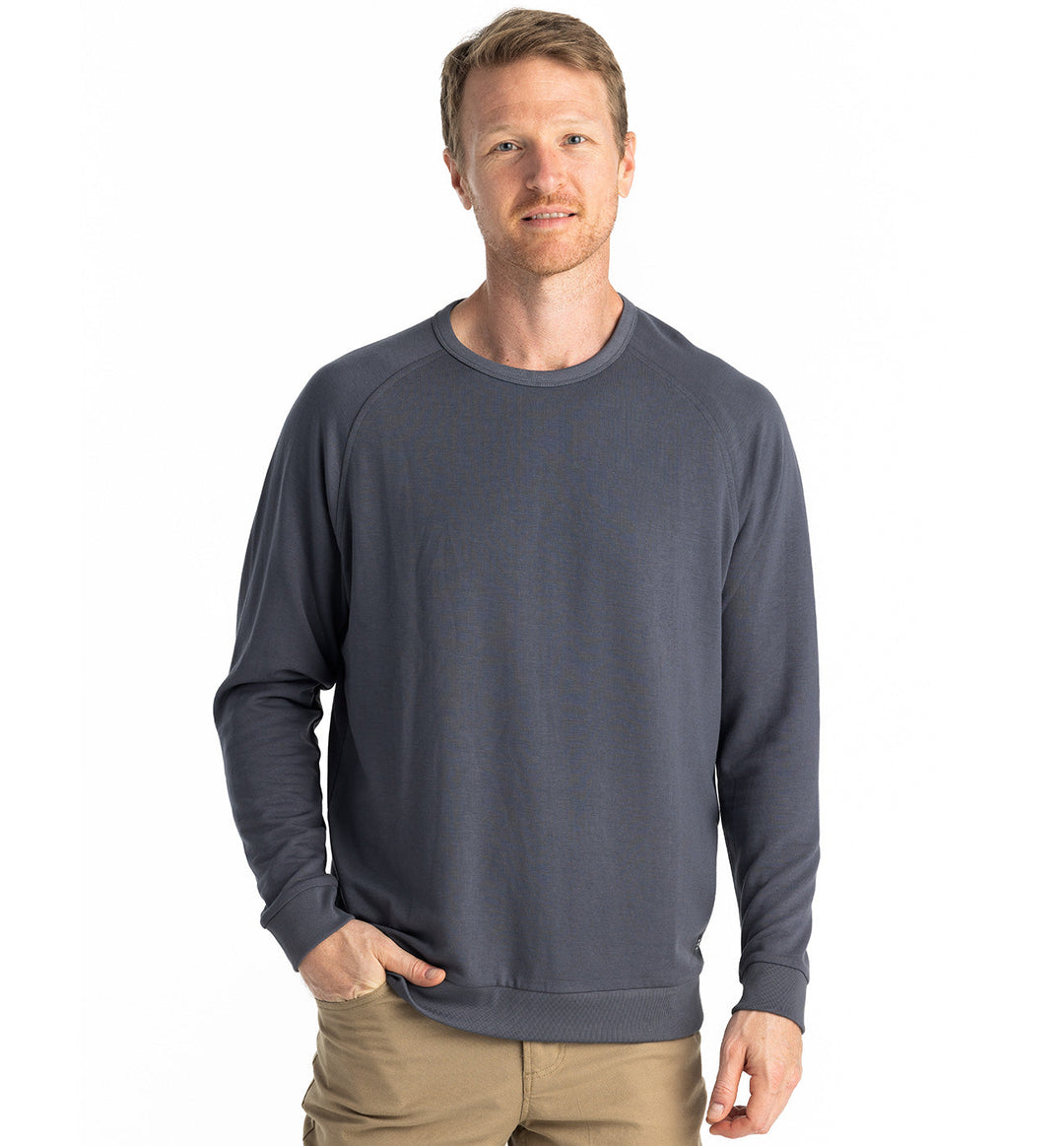 MEN'S STORM CLOUD BAMBOO LIGHTWEIGHT FLEECE CREW