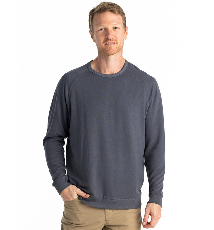 MEN'S STORM CLOUD BAMBOO LIGHTWEIGHT FLEECE CREW