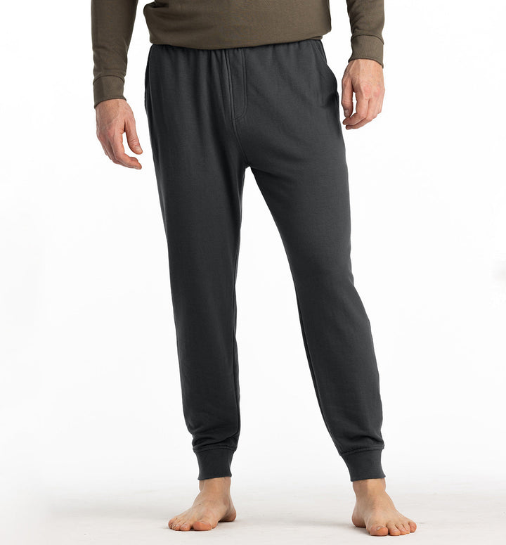 MEN'S BLACK SAND BAMBOO LIGHTWEIGHT FLEECE JOGGER