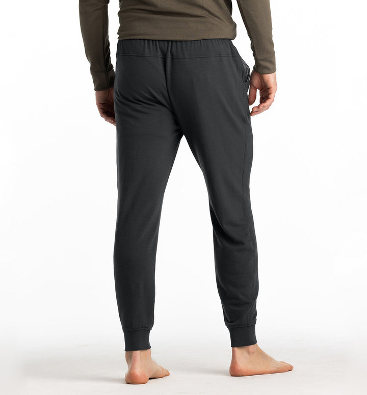 MEN'S BLACK SAND BAMBOO LIGHTWEIGHT FLEECE JOGGER