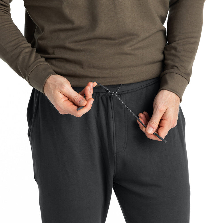 MEN'S BLACK SAND BAMBOO LIGHTWEIGHT FLEECE JOGGER