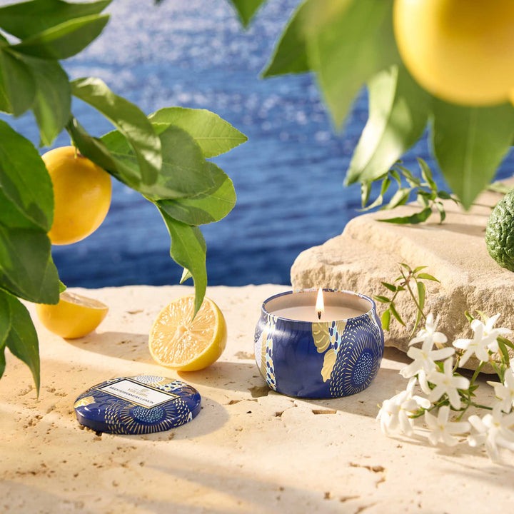 MEDITERRANEAN LEMON MINI TIN CANDLE
