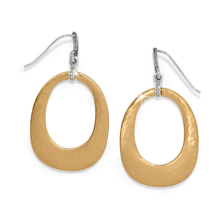 MERIDIAN GEO OPEN HOOP FRENCH WIRE EARRINGS
