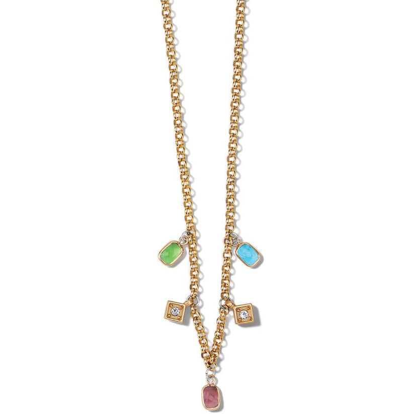 GOLD MERIDIAN ZENITH PRISM NECKLACE
