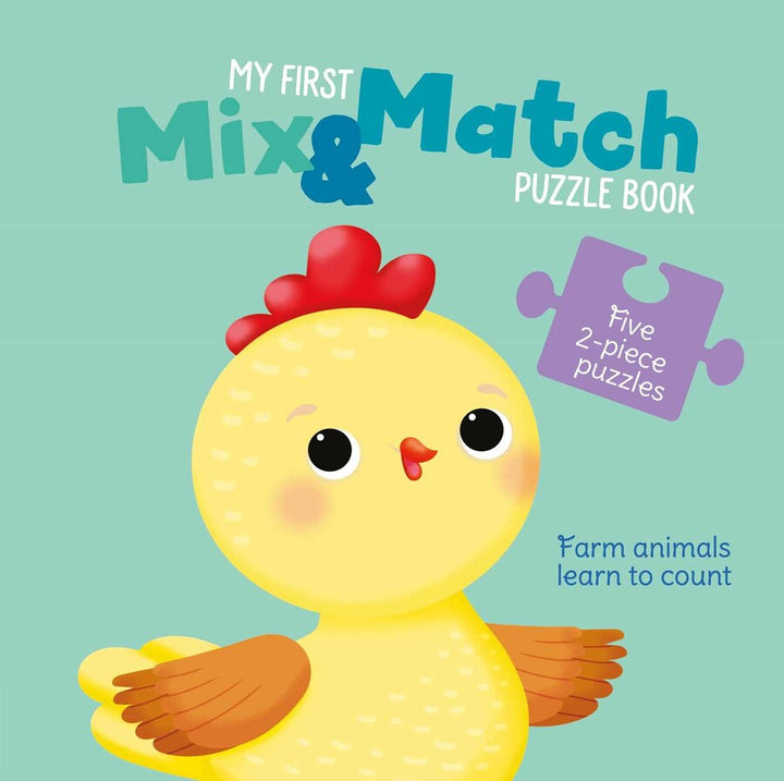 MY FIRST MIX & MATCH PUZZLE BOOK: FARM ANIMALS LEARN TO COUNT